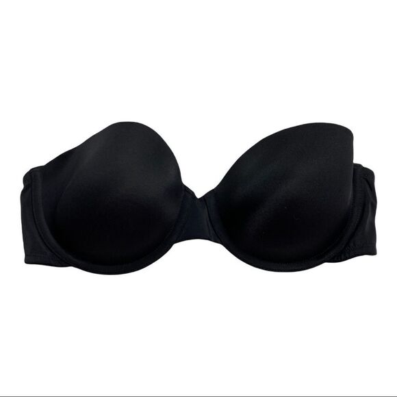 MAIDENFORM, Black Strapless Bra, 36C‎ - Picture 1 of 12